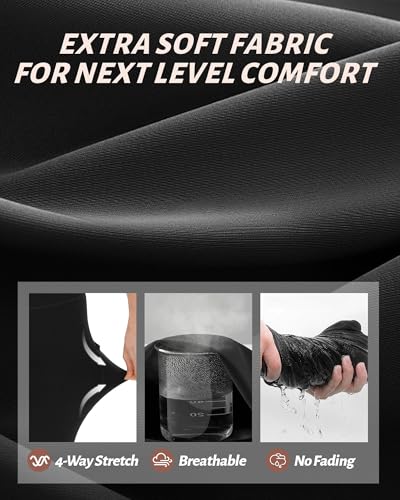 4 Pack Leggings for Women with Pockets- High Waisted Tummy Control for Workout Running Capri Yoga Pants