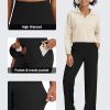 41soEQ6bYZL.jpg BareFeel High Stretch Yoga Pants Women Soft High Waisted Casual Wide Leg Pants with Pockets 27"/29"/31"/33"/35"