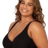 41tHSPUx2NL.jpg Fit For Me By Women's Plus Size Cotton Unlined Underwire Bra-Pinch-Free Straps - Side and Back Smoothing