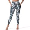 Oyster Women's Yoga Pants Stretch Leggings with Pockets High Waist for Workout