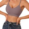 41xmRDGDGyL.jpg V Neck Bra Padded Seamless Adjustable Straps Bralettes Everyday Basic Sleeping Bras Multiple Pack