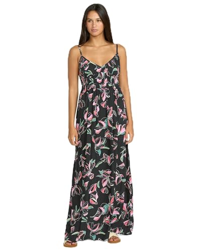 41y3lX7l6L.jpg Women's Dream in Bloom Crinkly Viscose Maxi Dress – Adjustable Straps for Effortless Summer Style