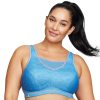 518NR1dSuFL.jpg Women's Plus Size No-Bounce Camisole Sports Bra Wirefree 1067