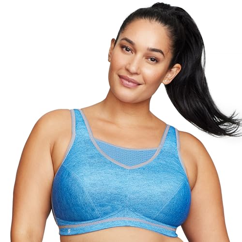 518NR1dSuFL.jpg Women's Plus Size No-Bounce Camisole Sports Bra Wirefree 1067