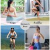 51BfXNXMudL.jpg Y BackSports Bra for Women Low Impact Racerback Workout Bras Sexy Thin Straps Yoga Sport Bras with Removable Pads