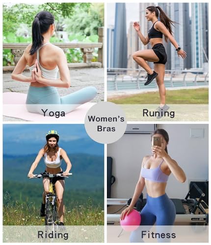 51BfXNXMudL.jpg Y BackSports Bra for Women Low Impact Racerback Workout Bras Sexy Thin Straps Yoga Sport Bras with Removable Pads