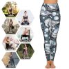 Oyster Women's Yoga Pants Stretch Leggings with Pockets High Waist for Workout