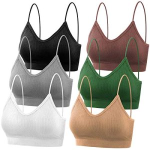 51LnSZPOv5L.jpg Bras for Women Pack of 6, Bralettes for Women Padded, Sports Bras for Women