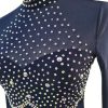 51SZ7BB7q1L.jpg Ice Figure Skating Dress Girls Women Elegant Quality Crystals Competition Ice Dance Skirt Competition