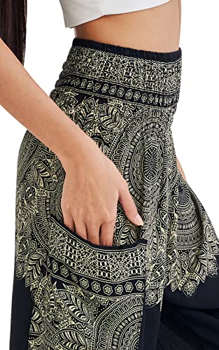 51Tu5TSJZL.jpg Boho Pants for Women - Hippie Harem Pants Women - Womens Yoga Pants – Comfy Bohemian Flowy Hippie Clothes