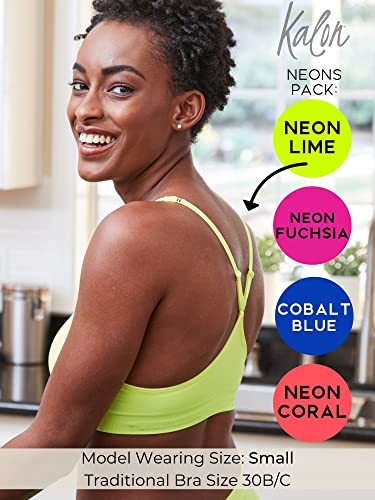 51XBV8dzK5L.jpg Women’s 4 Pack Racerback Sports Bralette Seamless Wireless Comfort Bra