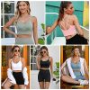 3 Pack Strappy Sports Bra for Women Sexy Crisscross for Yoga Running Athletic Gym Workout Fitness Tank Tops