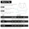 Racerback Sports Bras for Women Medium Support Padded Bra Seamless Women's Sports Wireless Bra